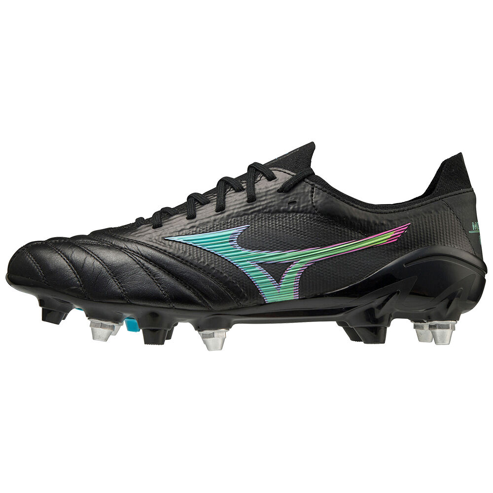 Chuteiras Mizuno Morelia Neo Iii Beta Japan Mix - Homem - Pretas/Azuis Turquesa - GUWRA7231